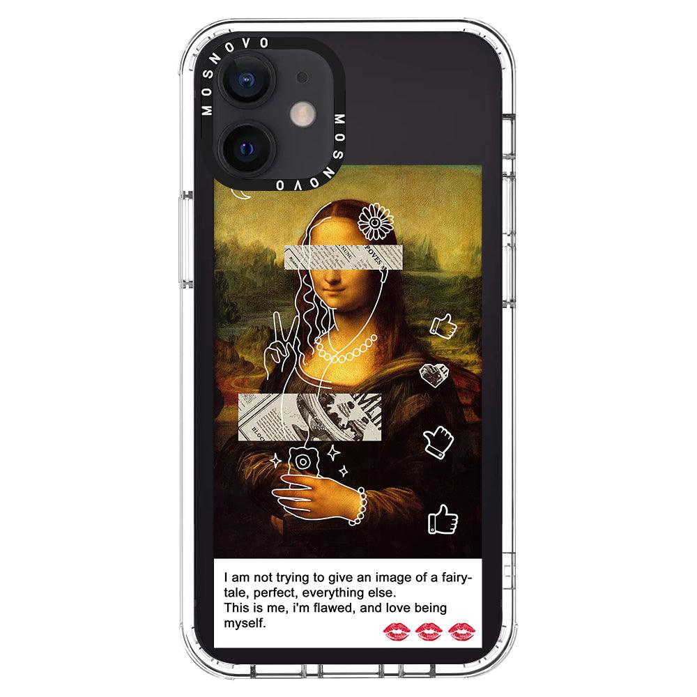 Selfie Artwork Phone Case - iPhone 12 Mini Case - MOSNOVO