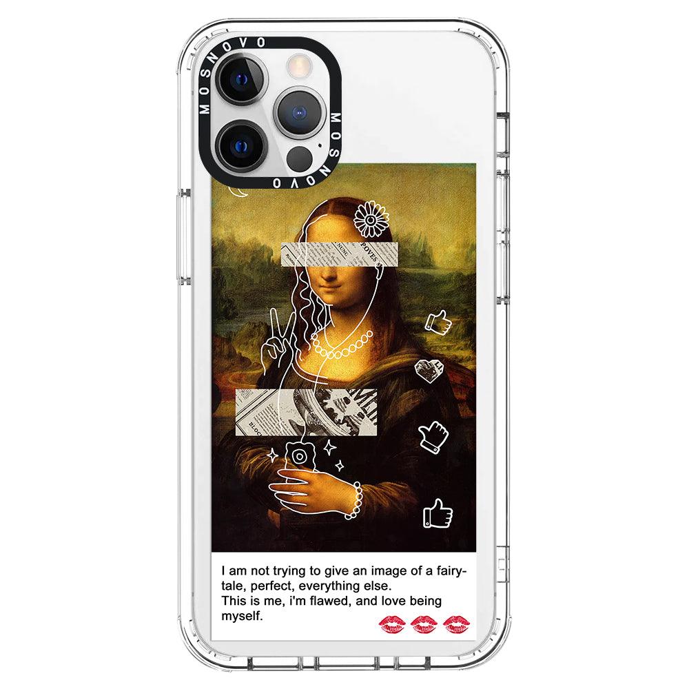 Selfie Artwork Phone Case - iPhone 12 Pro Case - MOSNOVO