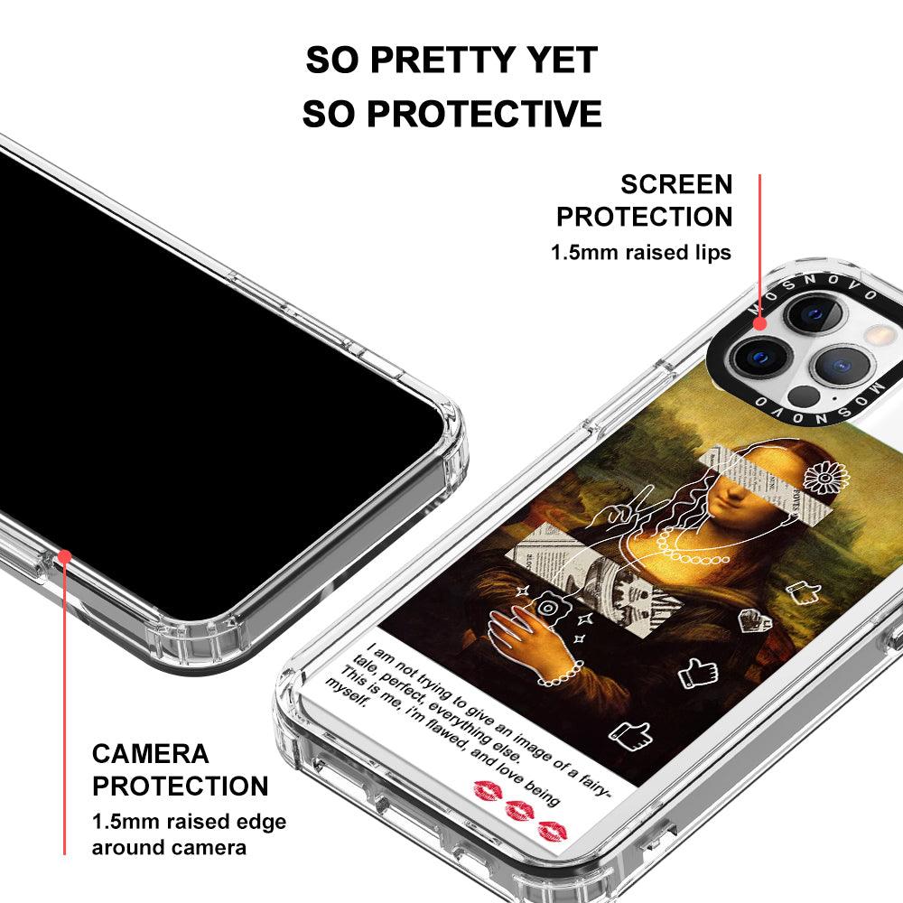 Selfie Artwork Phone Case - iPhone 12 Pro Case - MOSNOVO