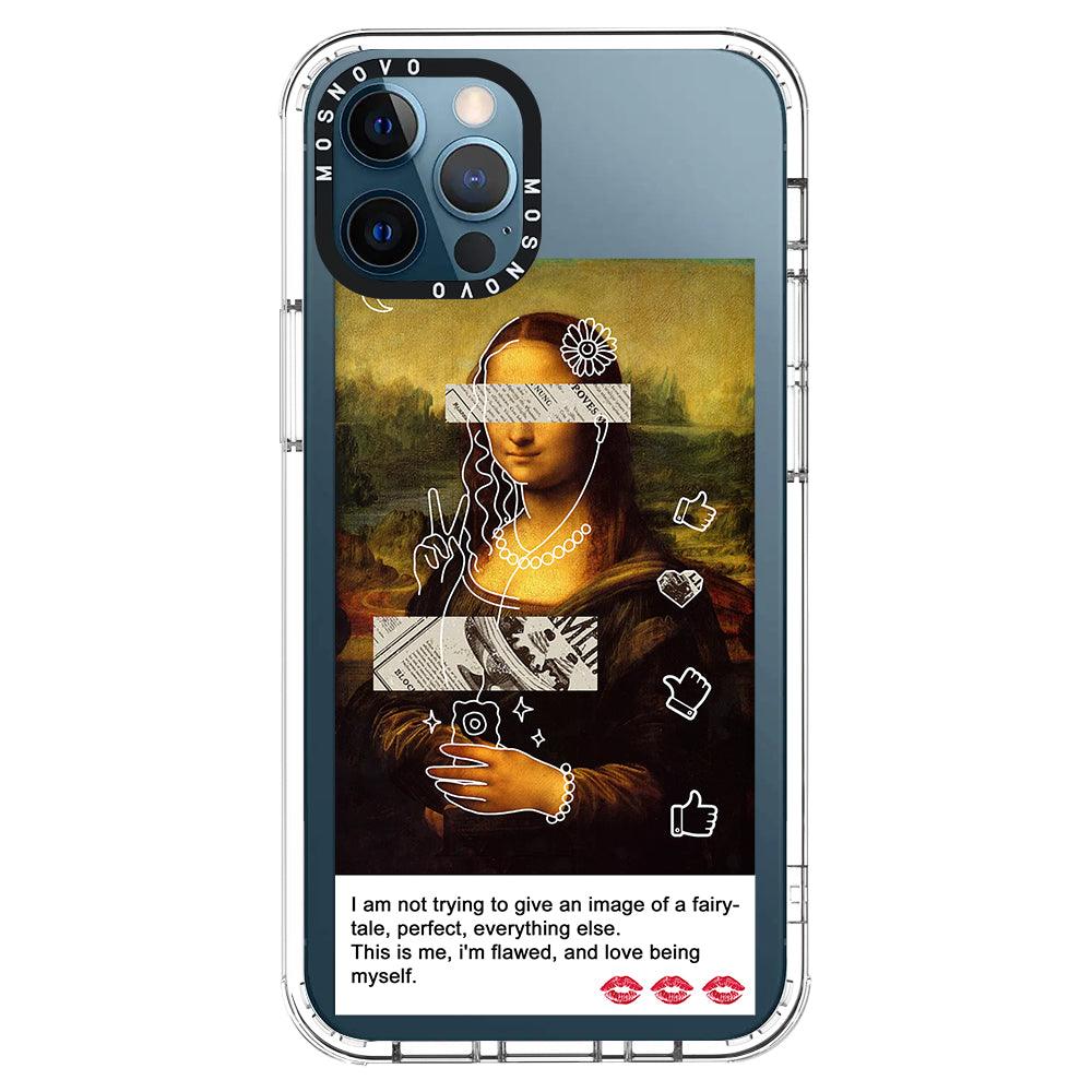 Selfie Artwork Phone Case - iPhone 12 Pro Max Case - MOSNOVO