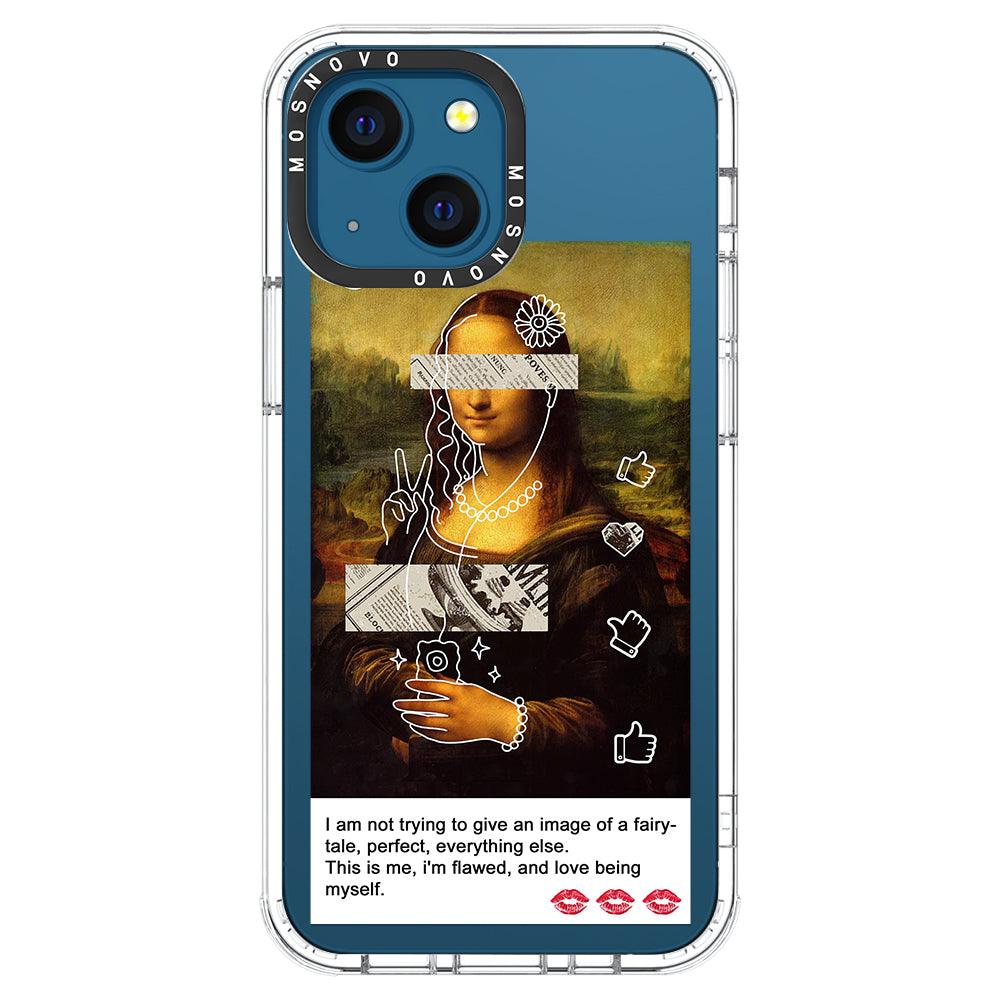 Selfie Artwork Phone Case - iPhone 13 Mini Case - MOSNOVO