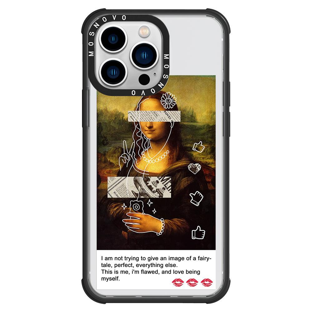 Selfie Artwork Phone Case - iPhone 13 Pro Case - MOSNOVO