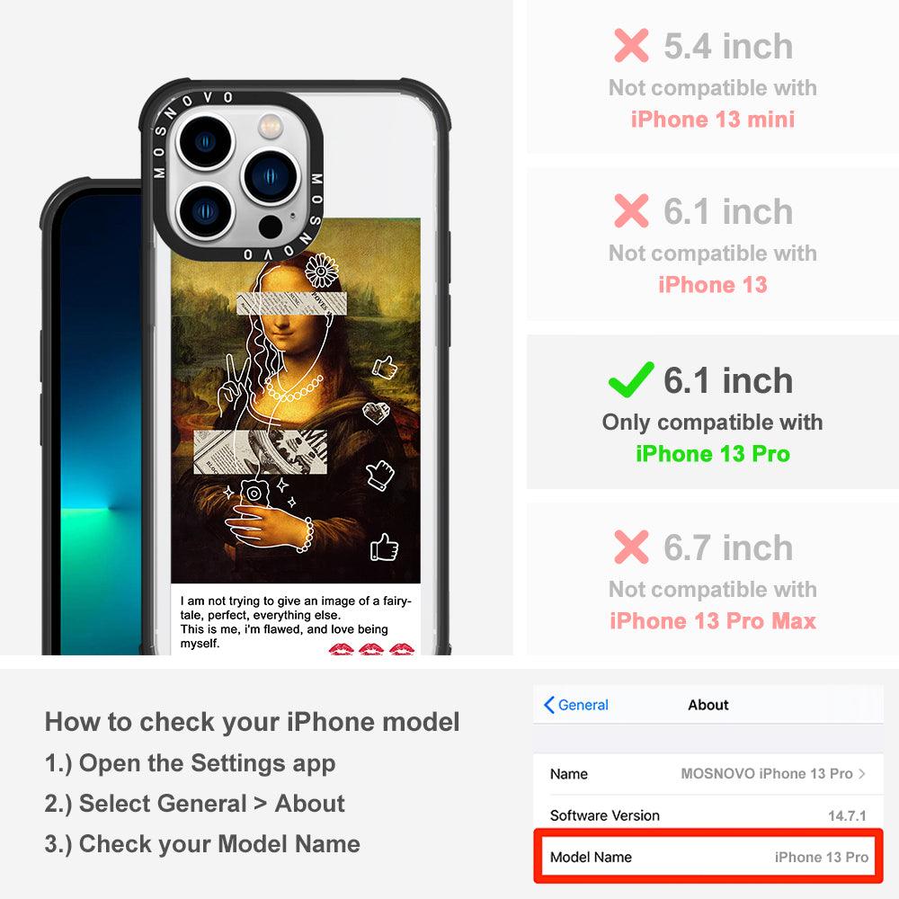 Selfie Artwork Phone Case - iPhone 13 Pro Case - MOSNOVO