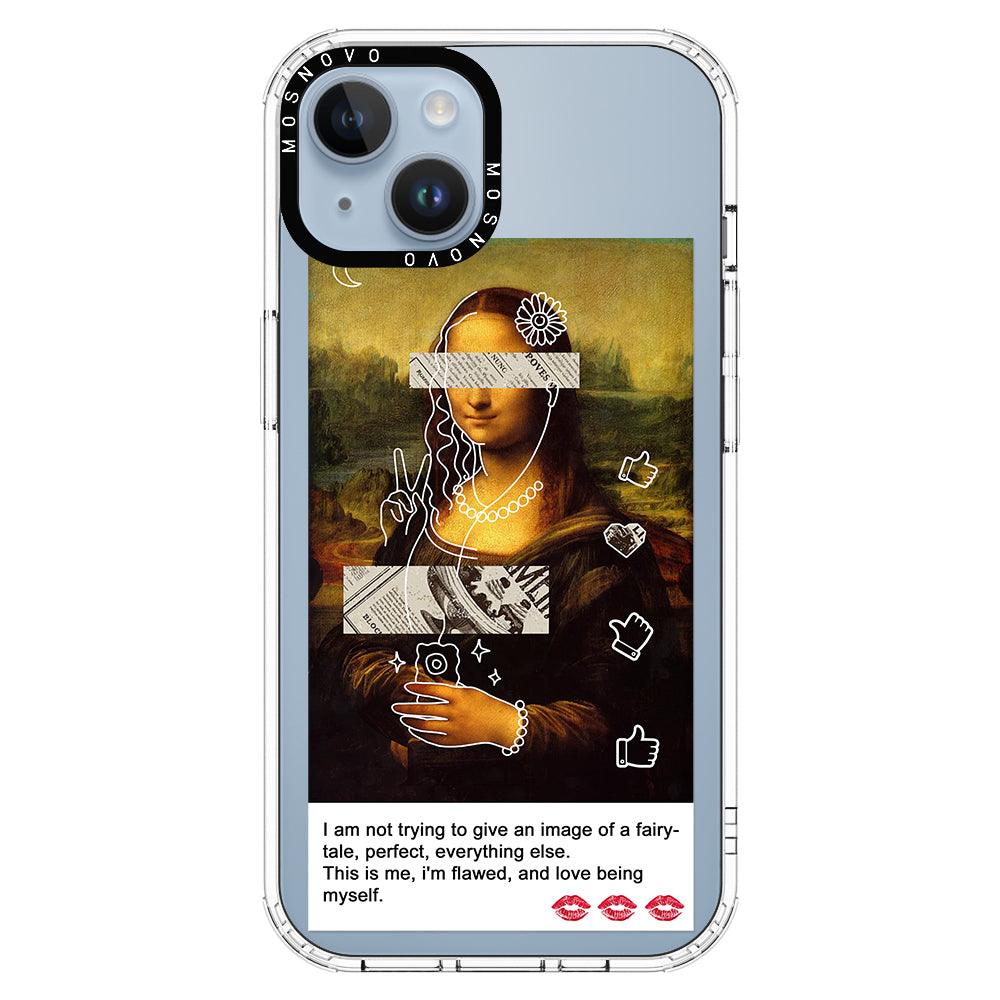 Selfie Artwork Phone Case - iPhone 14 Plus Case - MOSNOVO