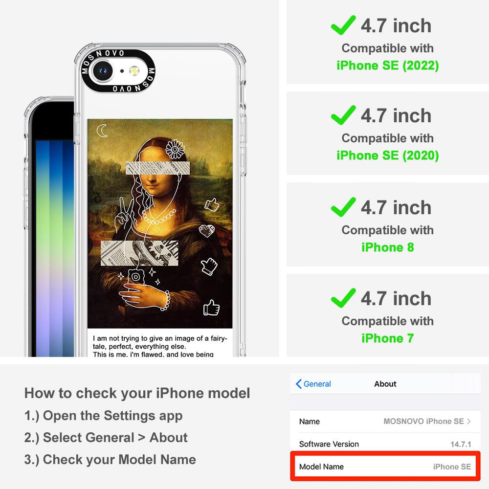 Selfie Artwork Phone Case - iPhone SE 2022 Case - MOSNOVO