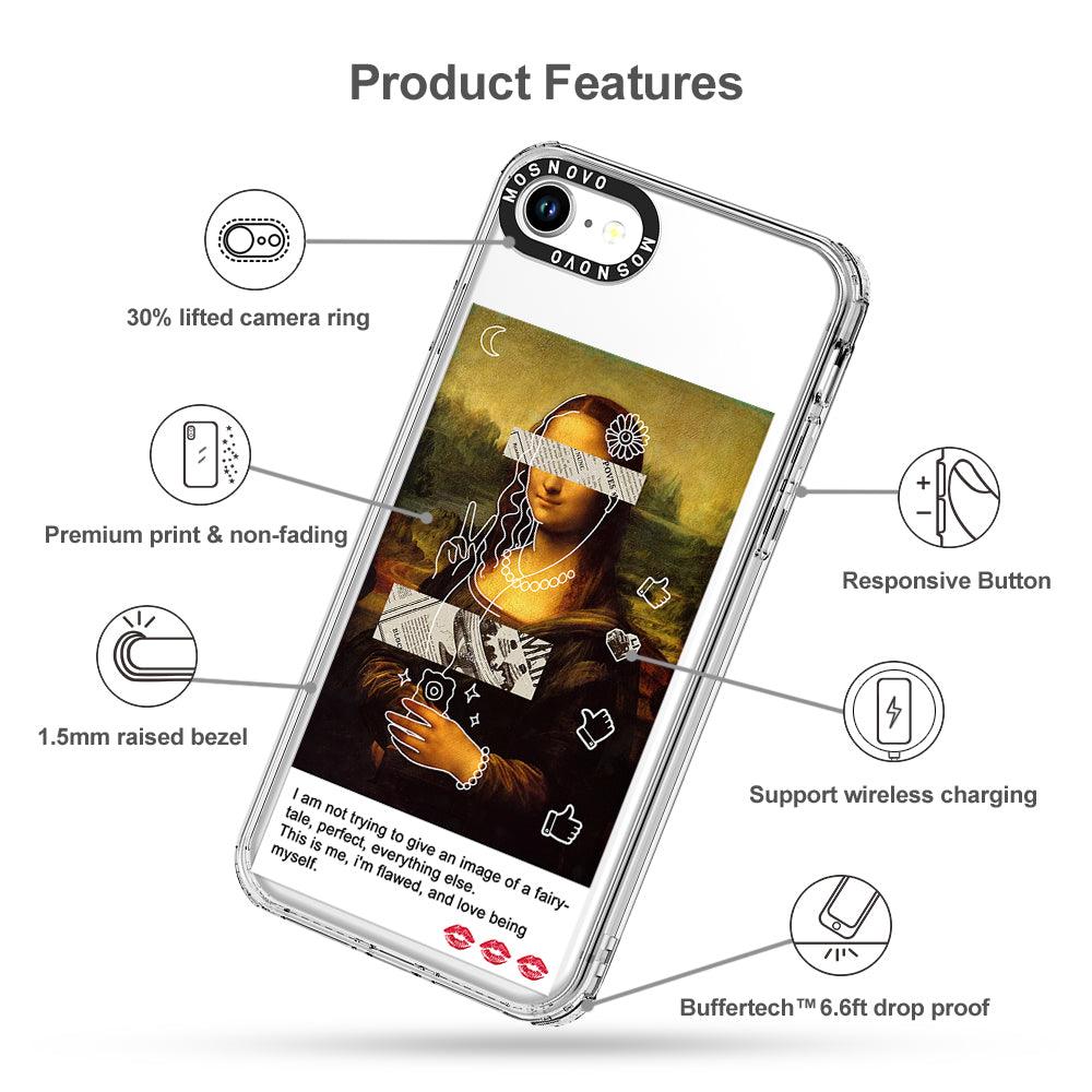 Selfie Artwork Phone Case - iPhone SE 2022 Case - MOSNOVO