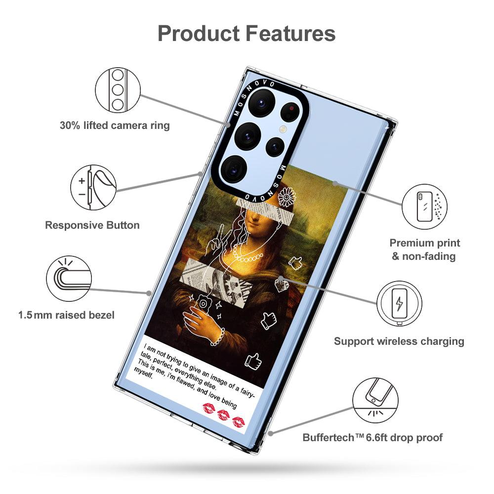 Selfie Artwork Phone Case - Samsung Galaxy S22 Ultra Case - MOSNOVO
