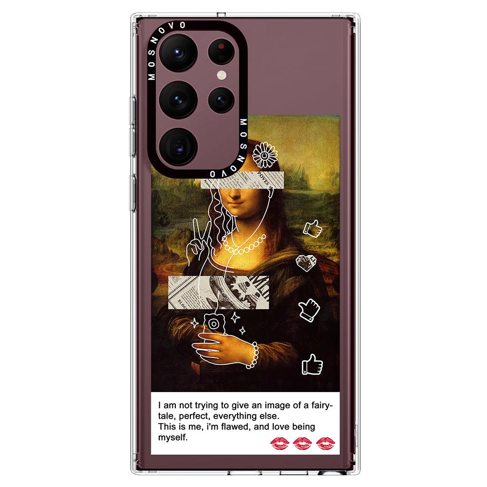 Selfie Artwork Phone Case - Samsung Galaxy S22 Ultra Case - MOSNOVO