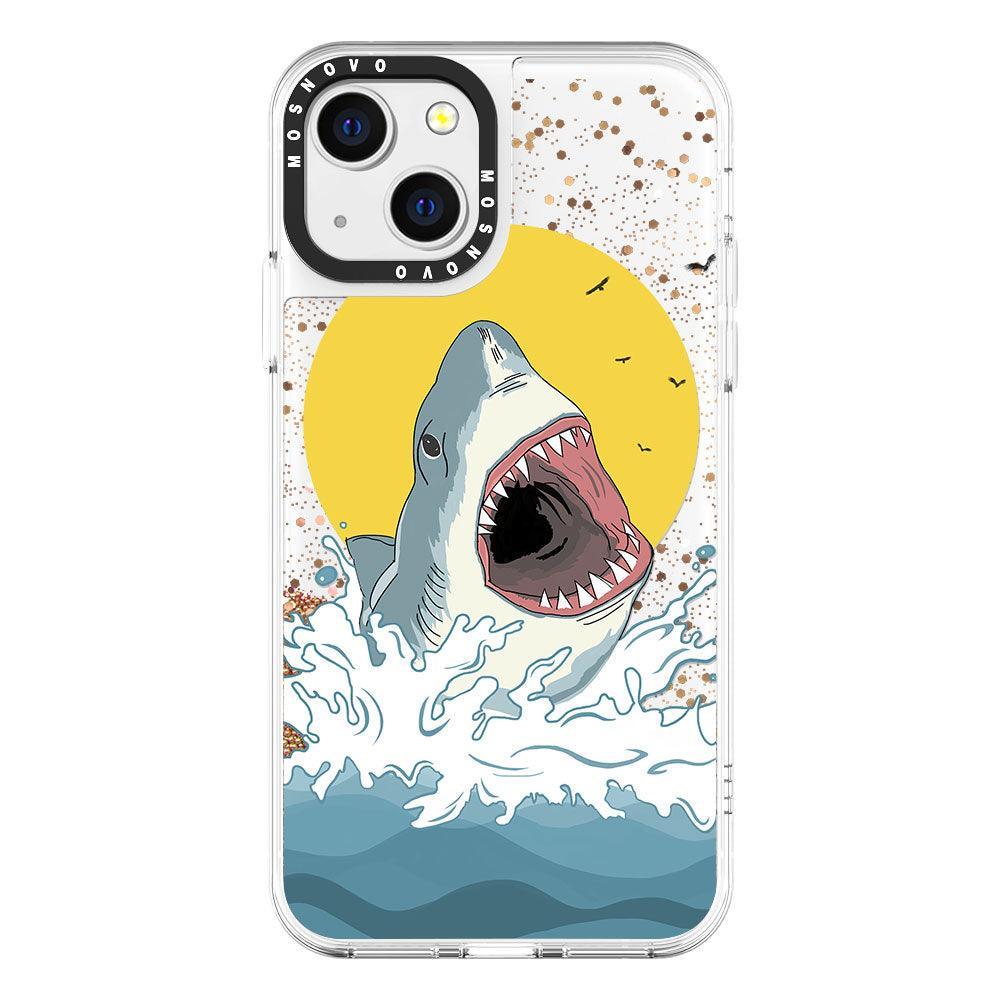 Shark Glitter Phone Case - iPhone 13 Case - MOSNOVO