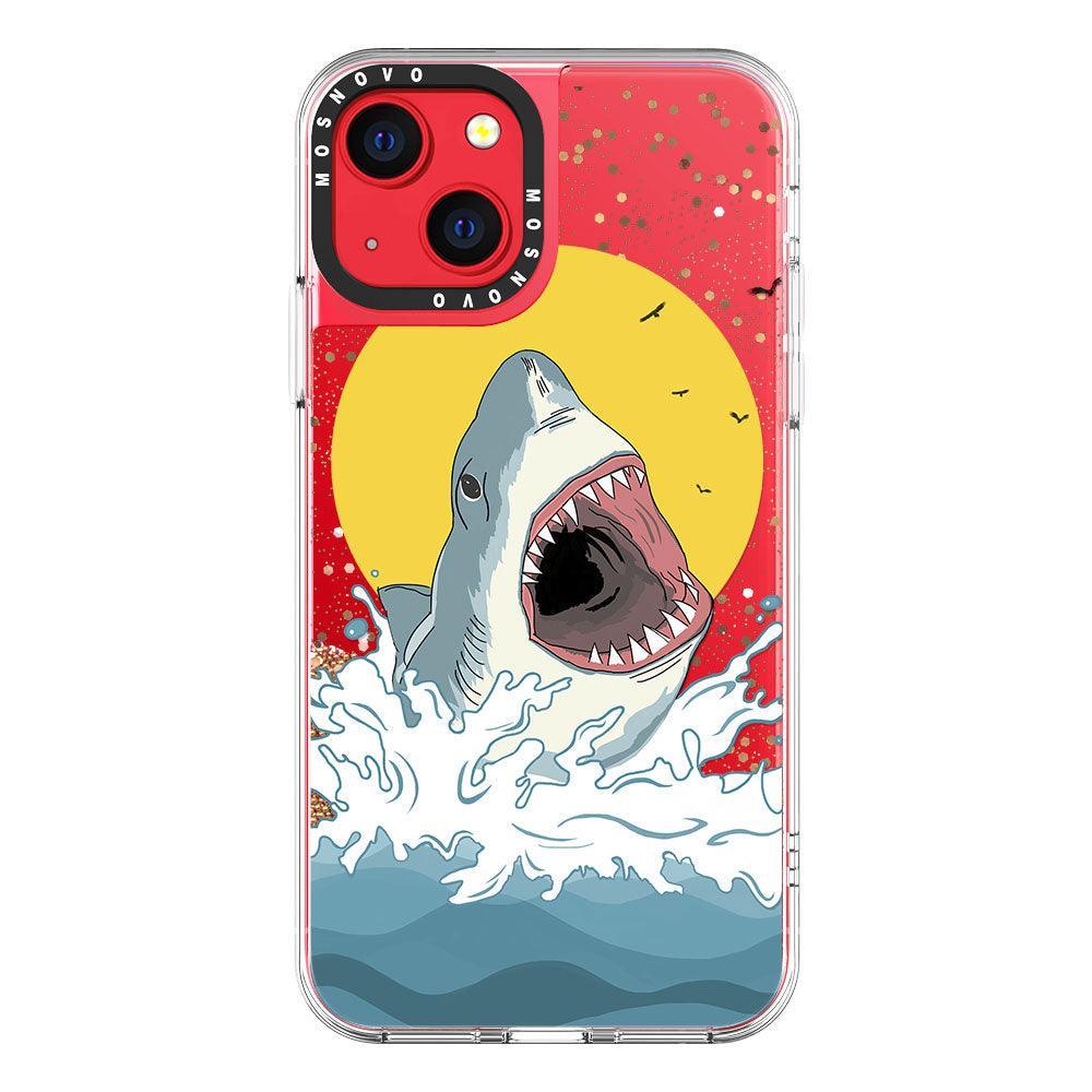 Shark Glitter Phone Case - iPhone 13 Case - MOSNOVO