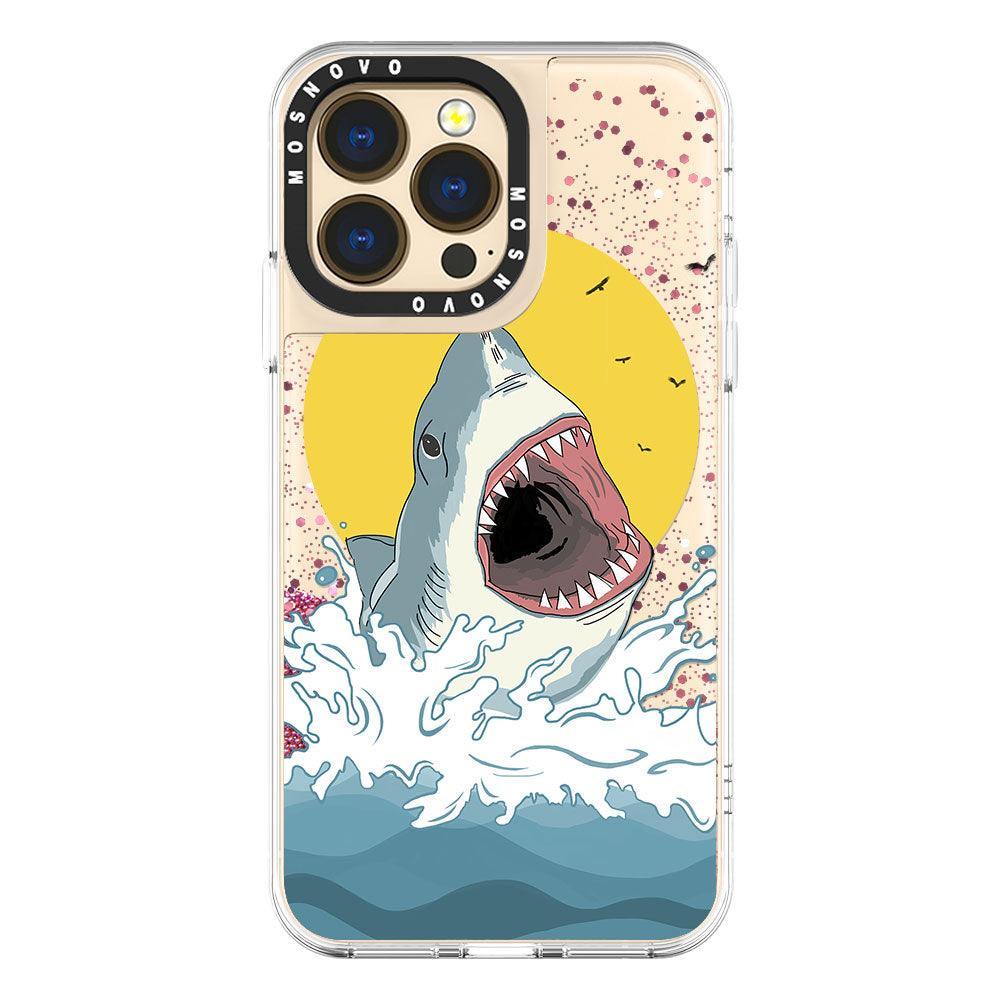 Shark Glitter Phone Case - iPhone 13 Pro Case - MOSNOVO