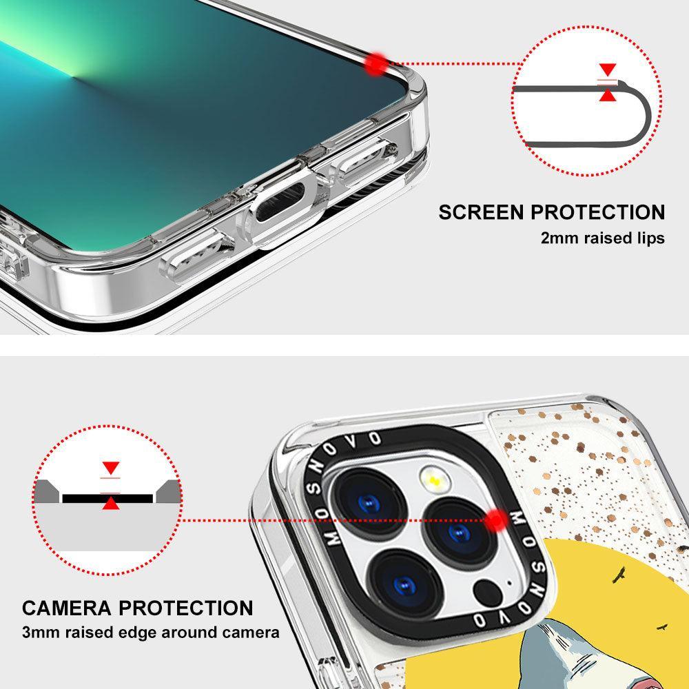 Shark Glitter Phone Case - iPhone 13 Pro Case - MOSNOVO