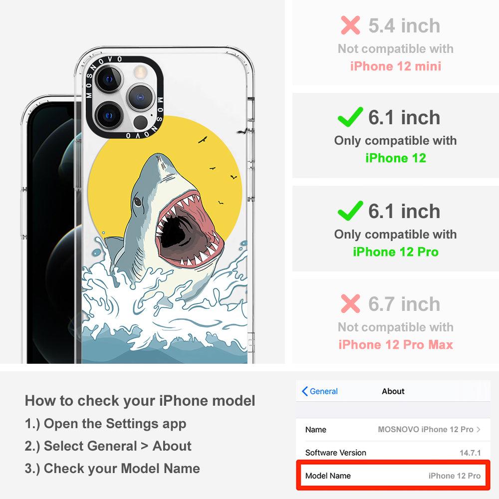 Shark Phone Case - iPhone 12 Pro Case - MOSNOVO