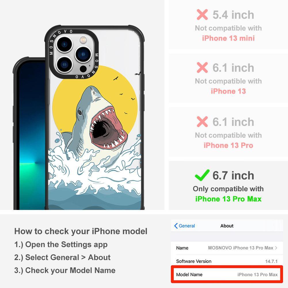 Shark Phone Case - iPhone 13 Pro Max Case - MOSNOVO