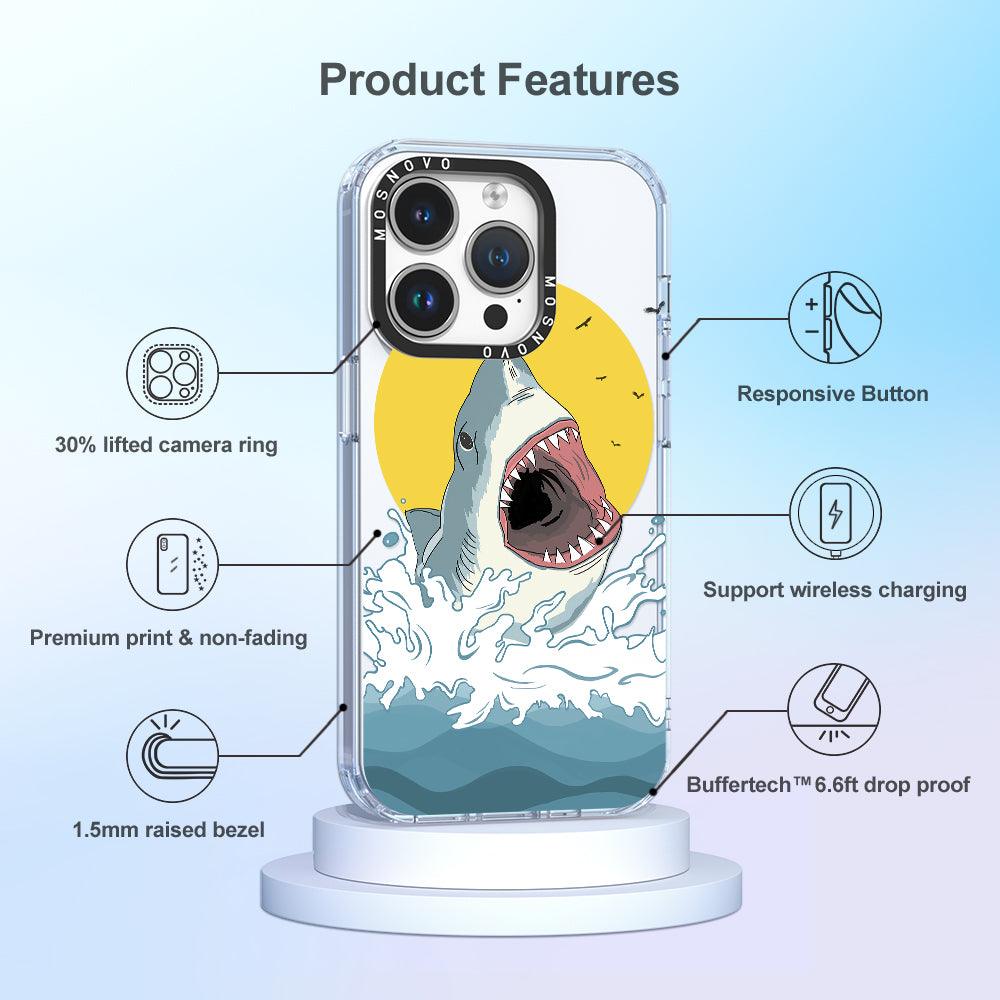 Shark Phone Case - iPhone 14 Pro Case - MOSNOVO