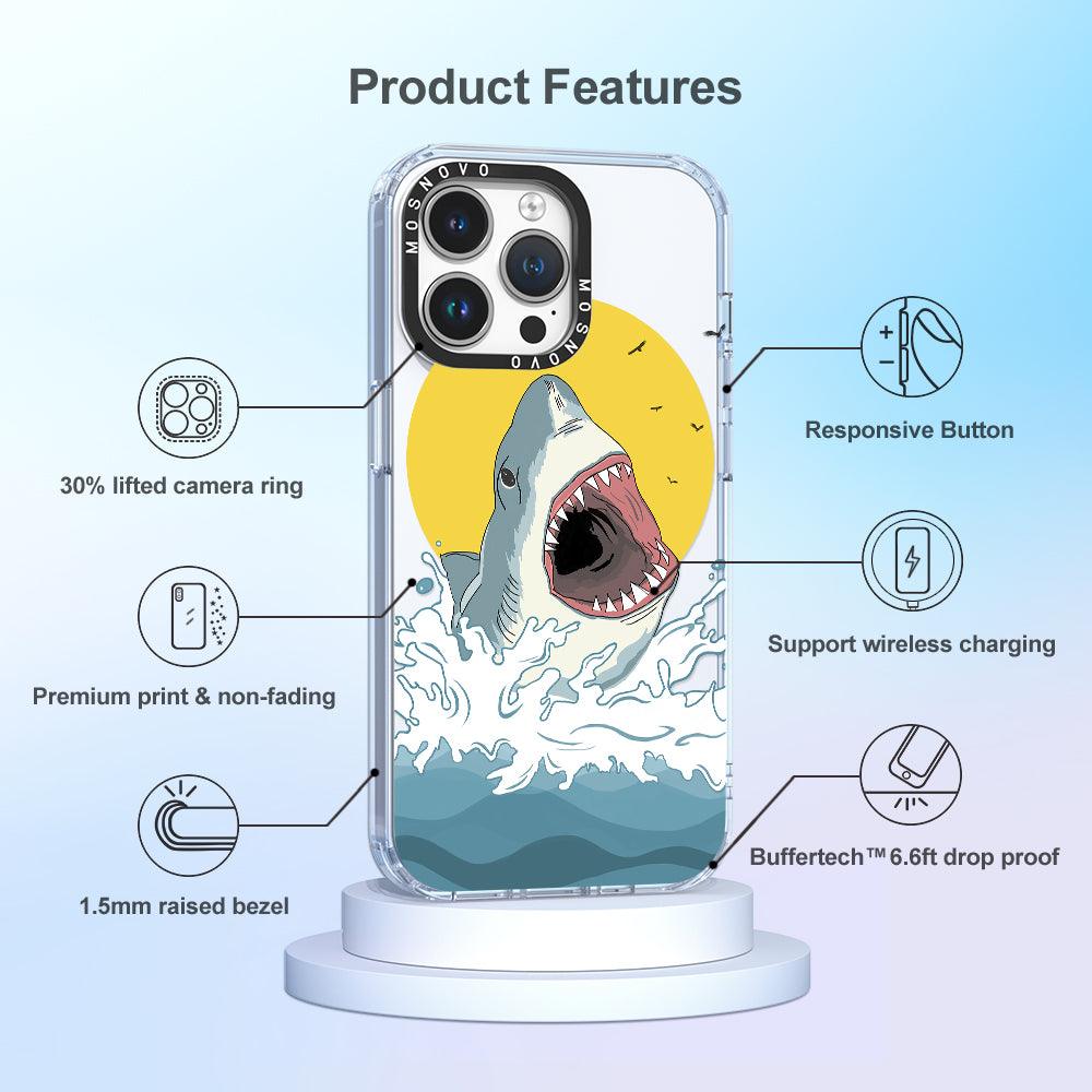 Shark Phone Case - iPhone 14 Pro Max Case - MOSNOVO
