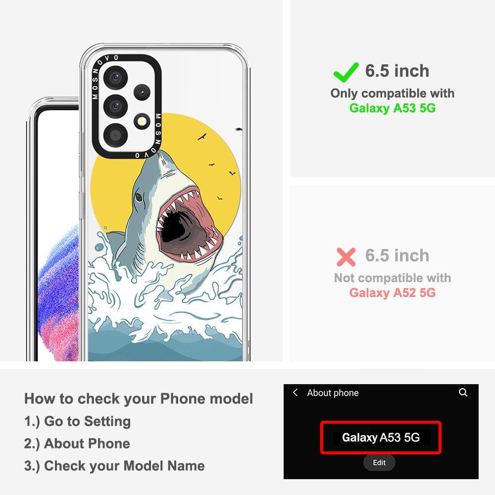 Shark Phone Case - Samsung Galaxy A53 Case - MOSNOVO