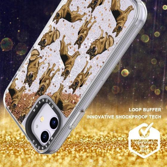 Shepherd Dog Glitter Phone Case - iPhone 11 Case - MOSNOVO