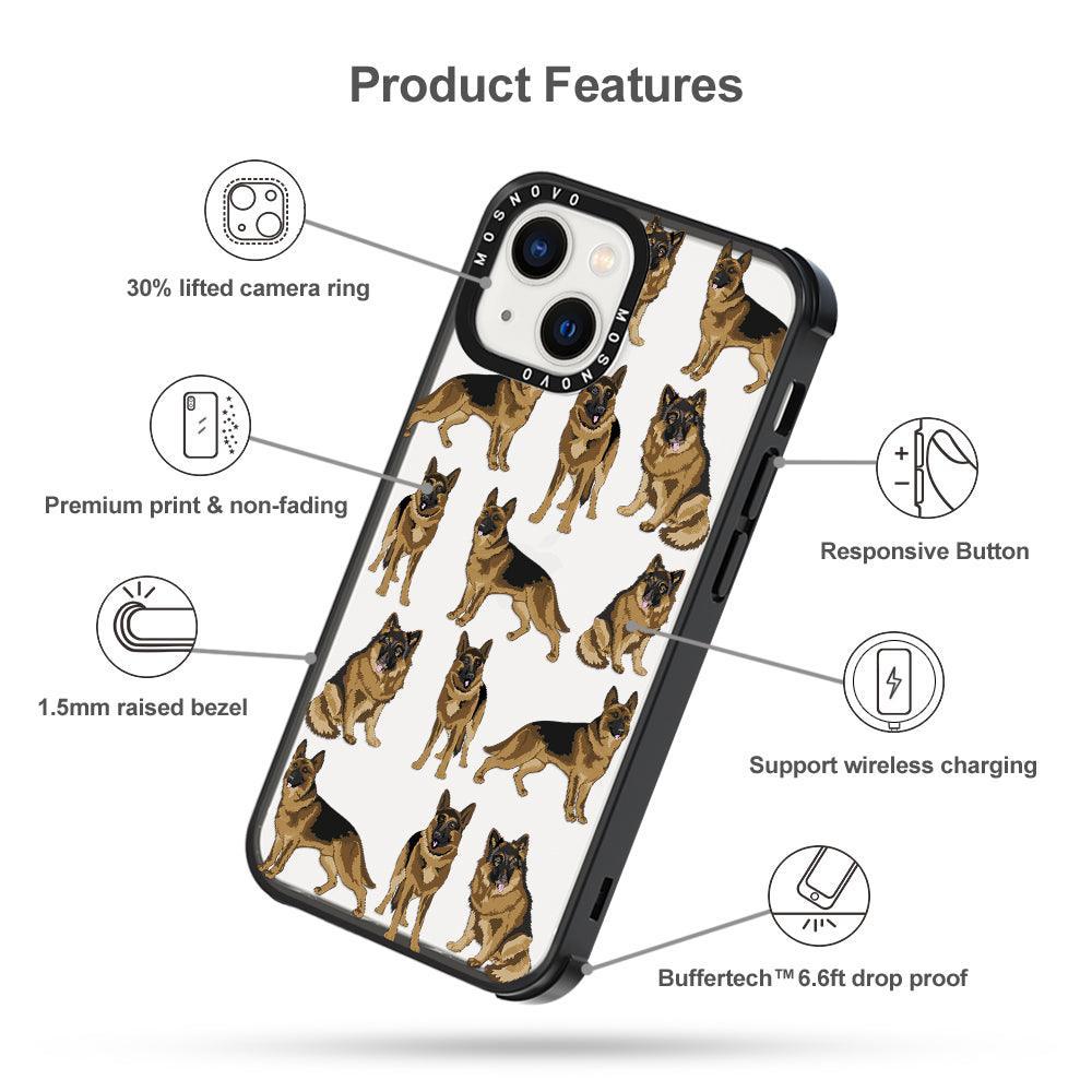 Shepherd Dog Phone Case - iPhone 13 Case - MOSNOVO