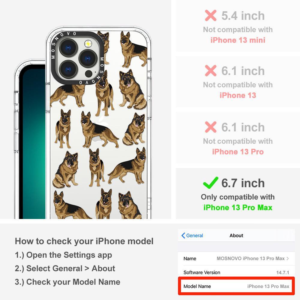 Shepherd Dog Phone Case - iPhone 13 Pro Max Case - MOSNOVO