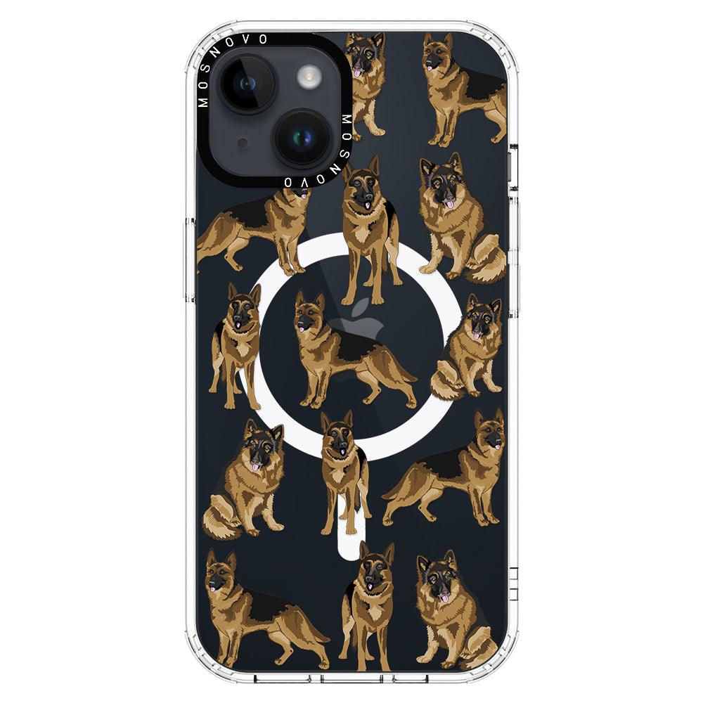 Shepherd Dog Phone Case - iPhone 14 Plus Case - MOSNOVO