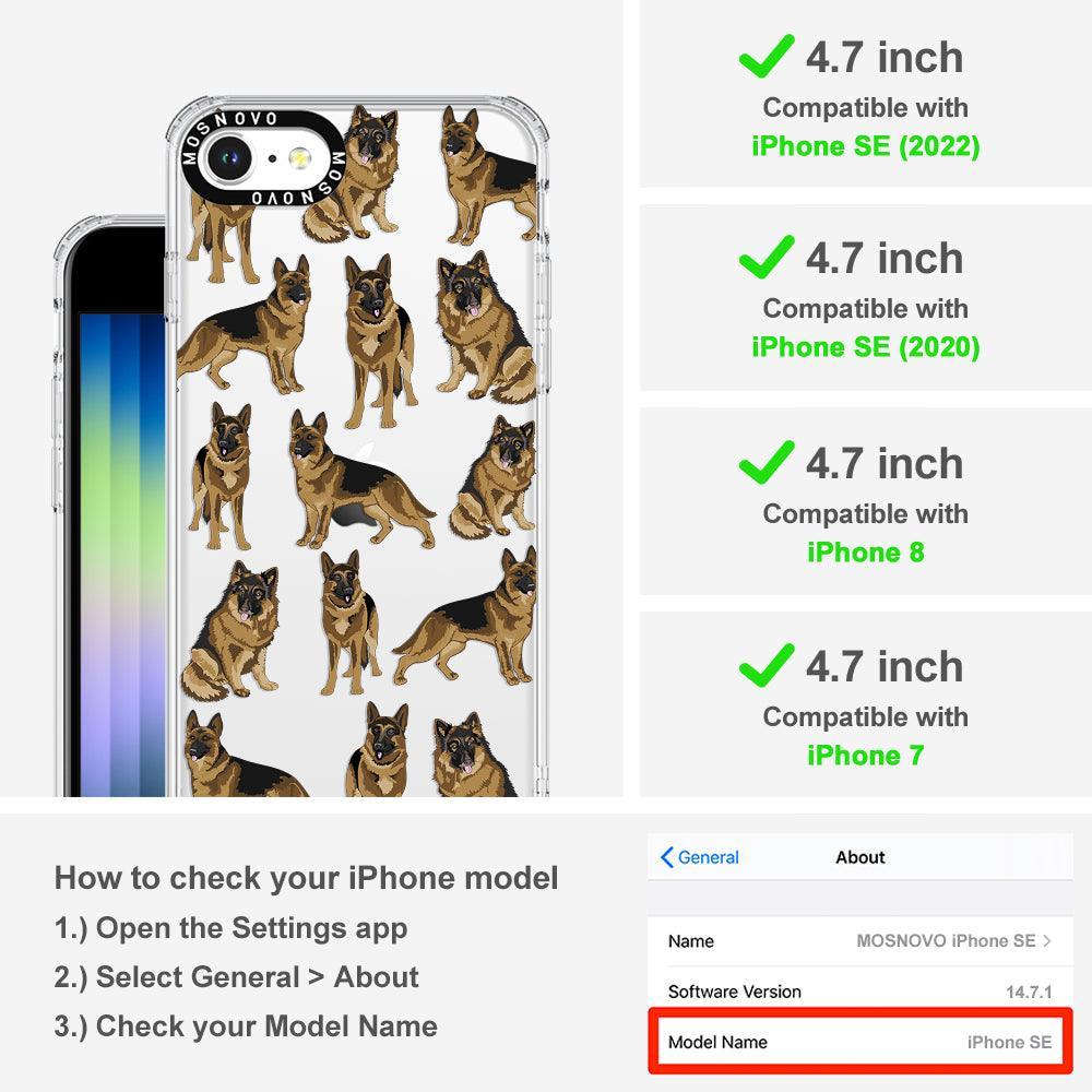 Shepherd Dog Phone Case - iPhone SE 2020 Case - MOSNOVO
