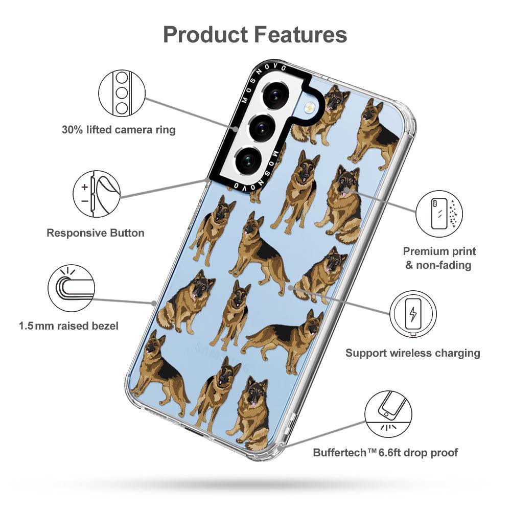 Shepherd Dog Phone Case - Samsung Galaxy S22 Plus Case - MOSNOVO