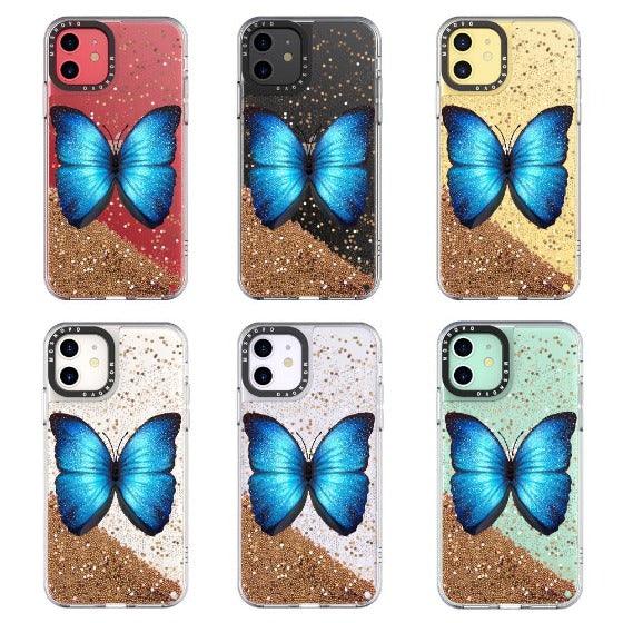 Shimmering Butterfly Glitter Phone Case - iPhone 11 Case - MOSNOVO