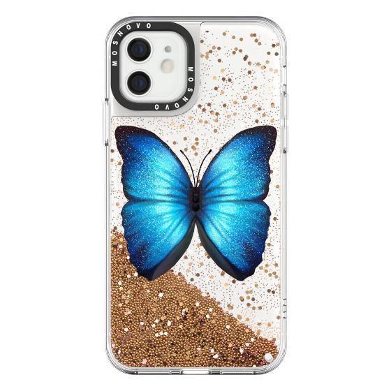 Shimmering Butterfly Glitter Phone Case - iPhone 12 Mini Case - MOSNOVO