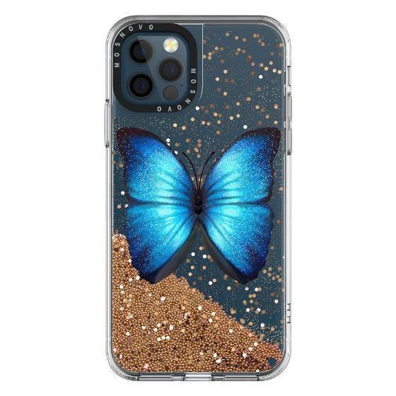 Shimmering Butterfly Glitter Phone Case - iPhone 12 Pro Case - MOSNOVO