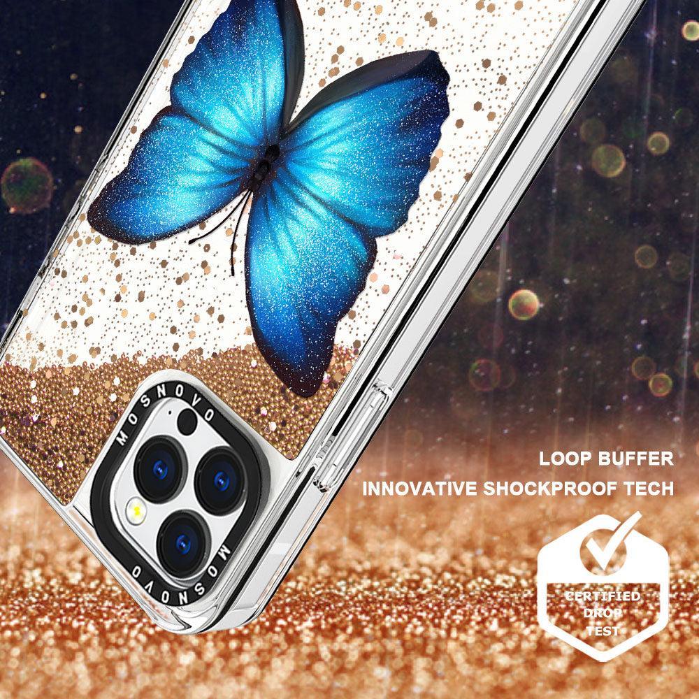 Shimmering Butterfly Glitter Phone Case - iPhone 13 Pro Max Case - MOSNOVO