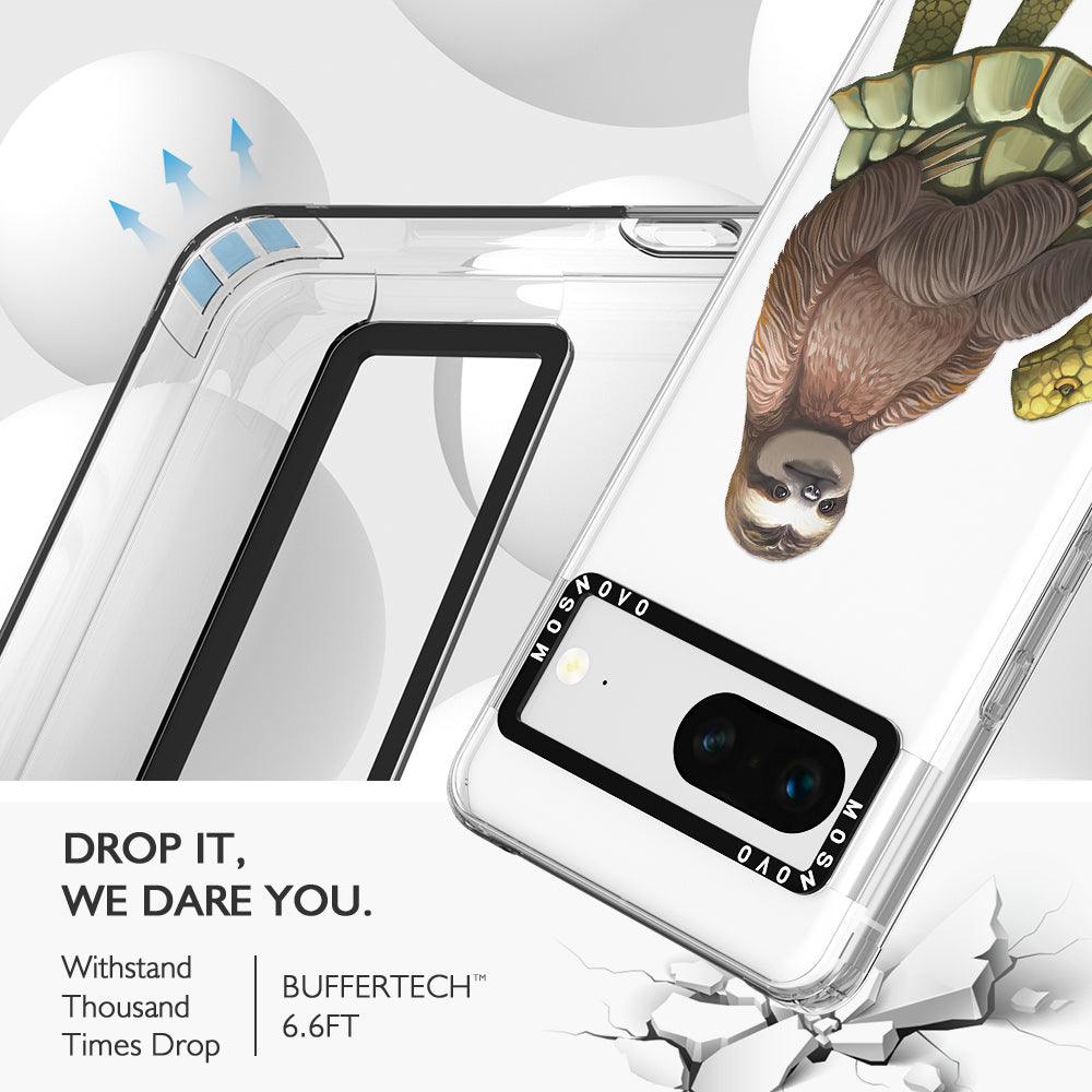 Sloth Turtle Phone Case - Google Pixel 7 Case - MOSNOVO