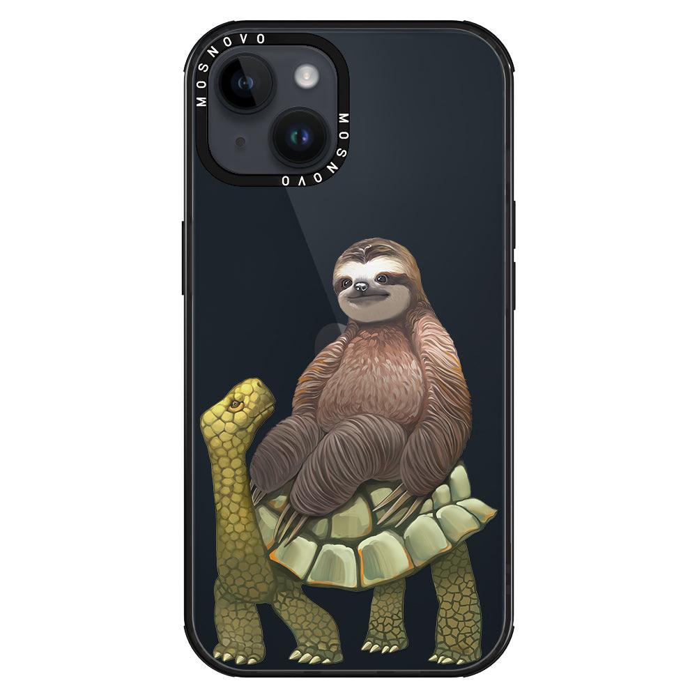 Sloth Turtle Phone Case - iPhone 14 Case - MOSNOVO