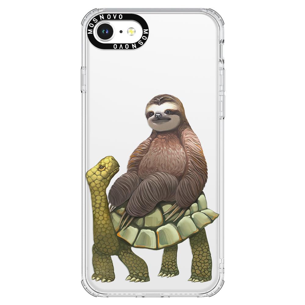 Sloth Turtle Phone Case - iPhone 7 Case - MOSNOVO