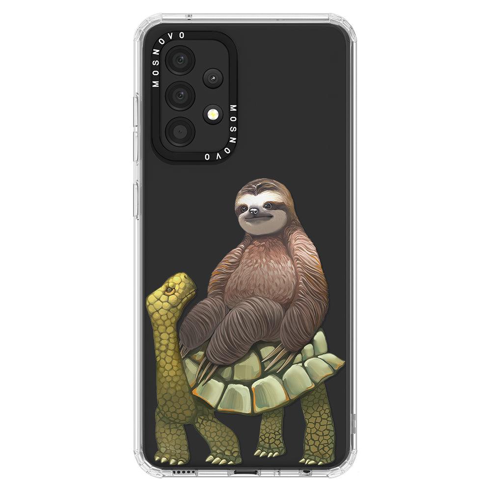 Sloth Turtle Phone Case - Samsung Galaxy A52 & A52s Case - MOSNOVO