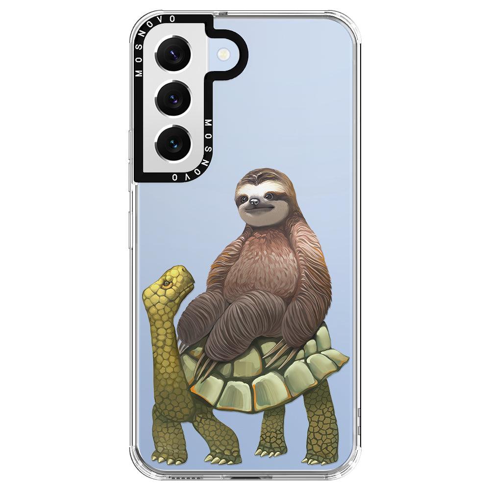 Sloth Turtle Phone Case - Samsung Galaxy S22 Plus Case - MOSNOVO
