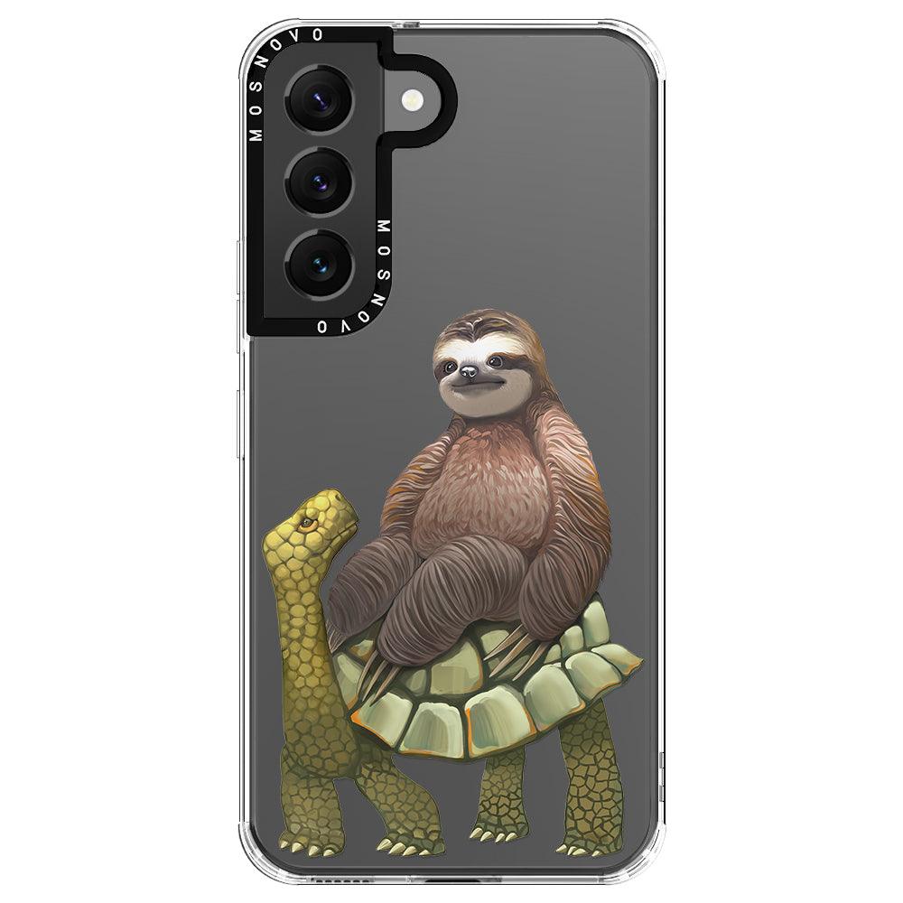 Sloth Turtle Phone Case - Samsung Galaxy S22 Plus Case - MOSNOVO