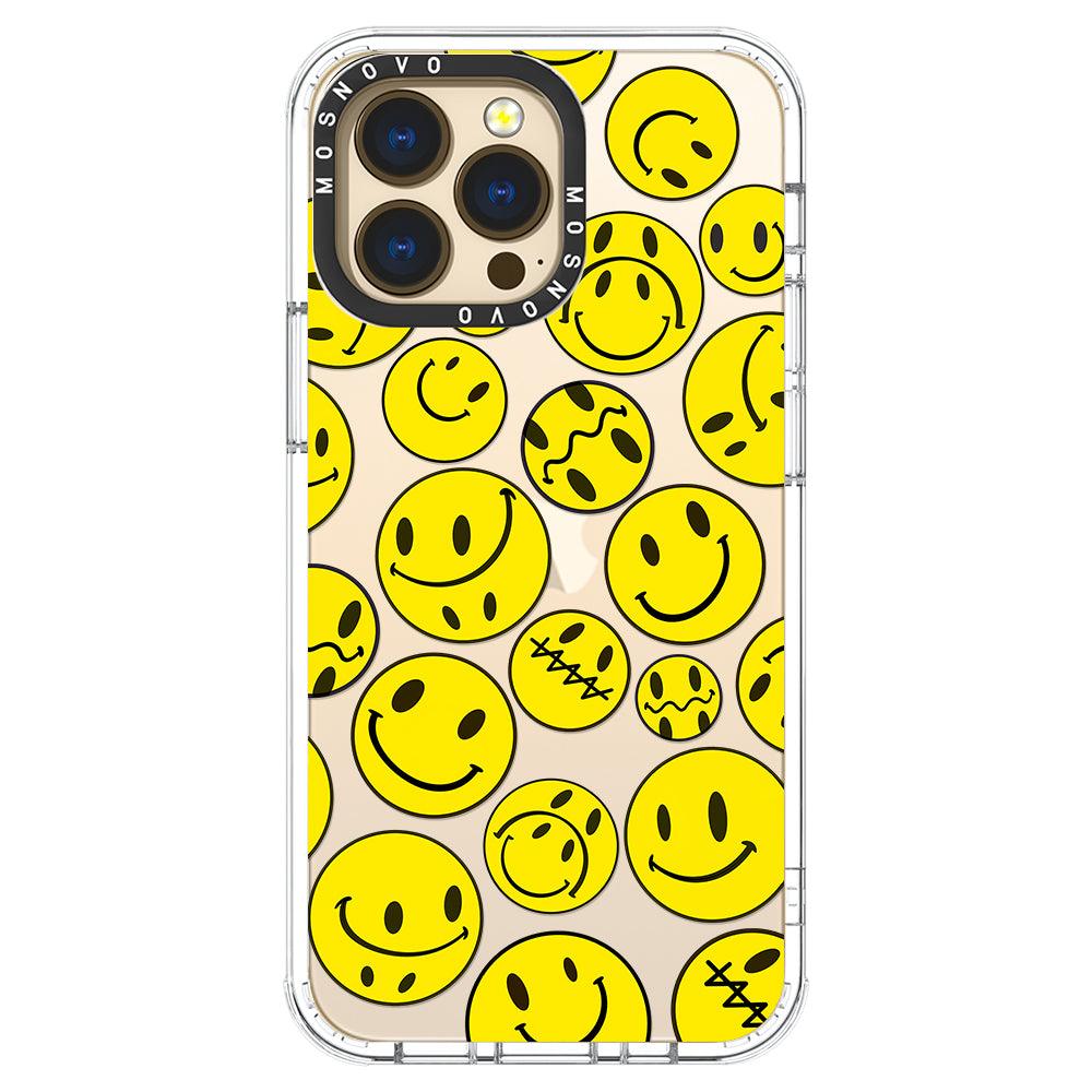 Smiley Face Phone Case - iPhone 13 Pro Case - MOSNOVO
