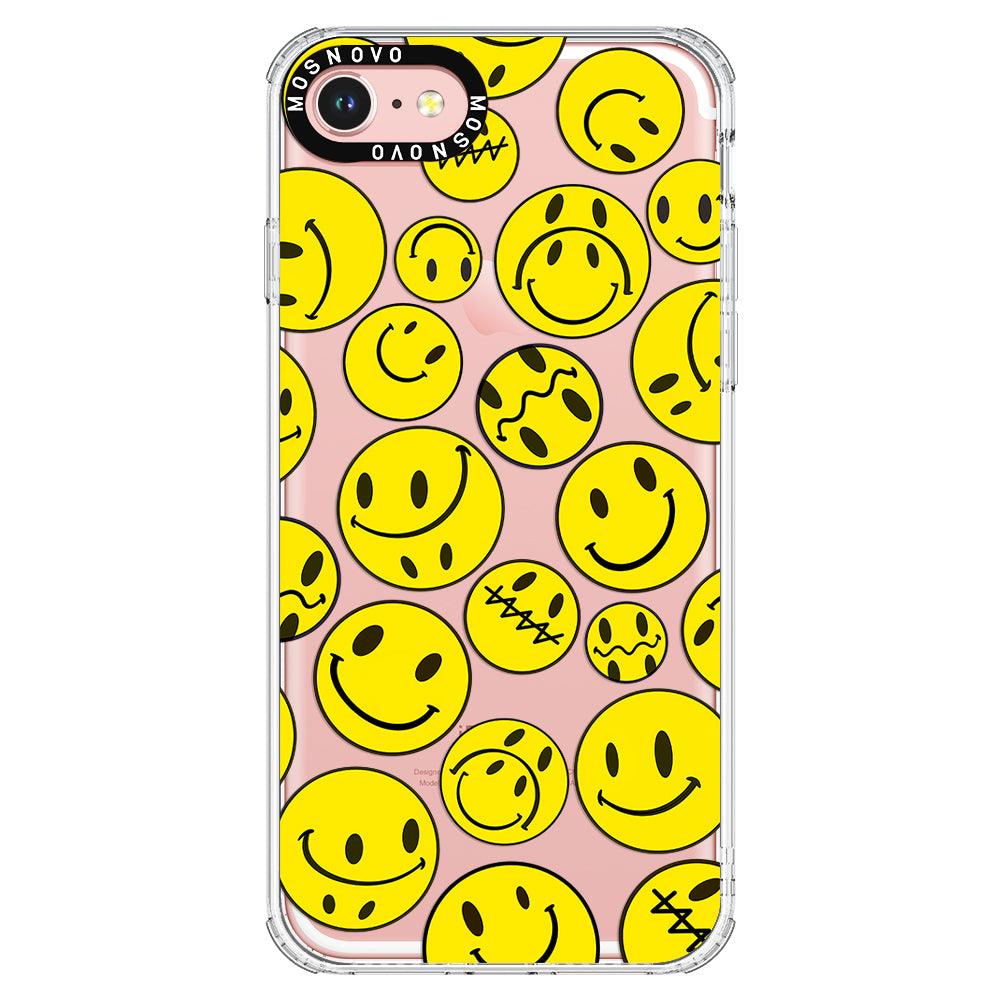 Smiley Face Phone Case - iPhone 7 Case - MOSNOVO