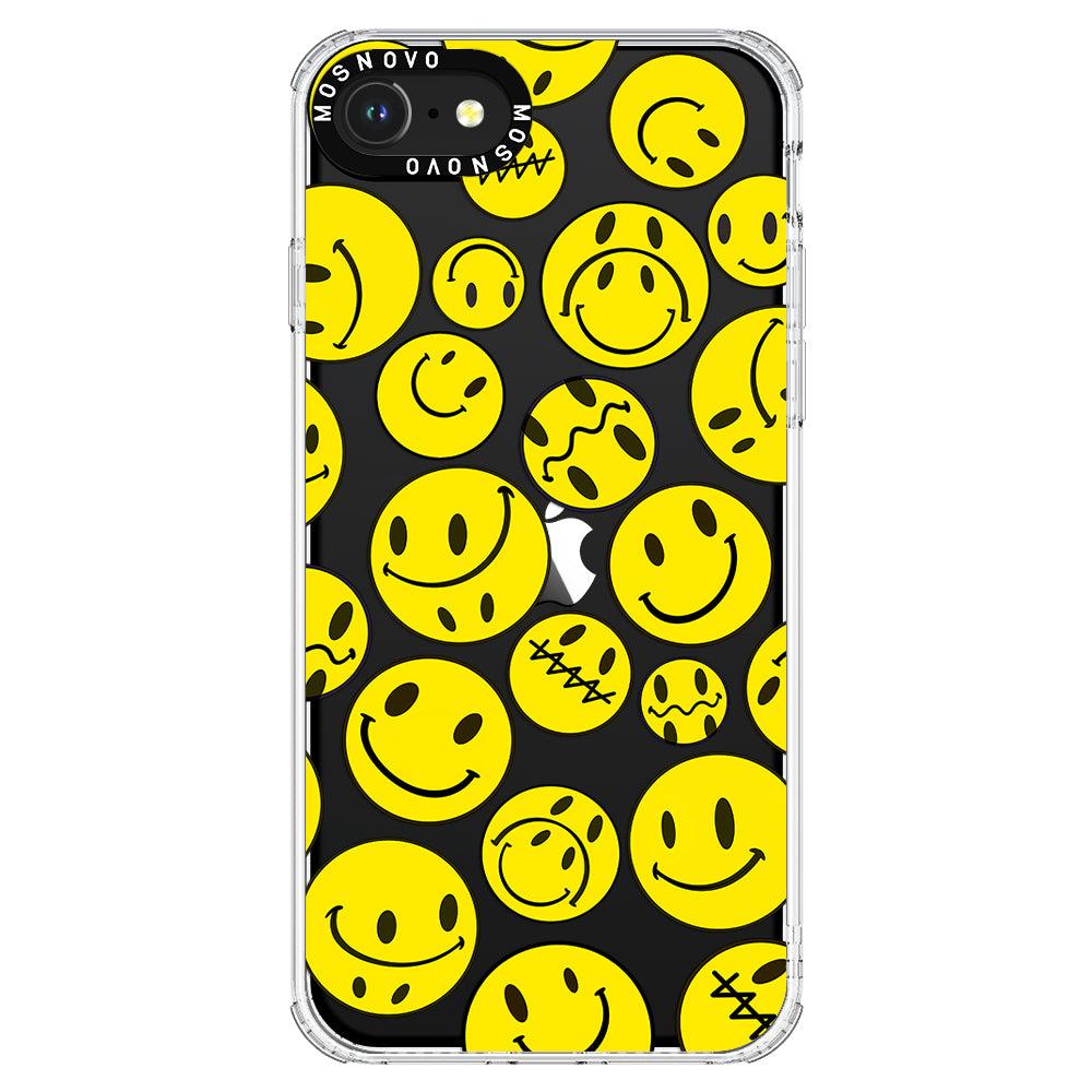 Smiley Face Phone Case - iPhone SE 2022 Case - MOSNOVO