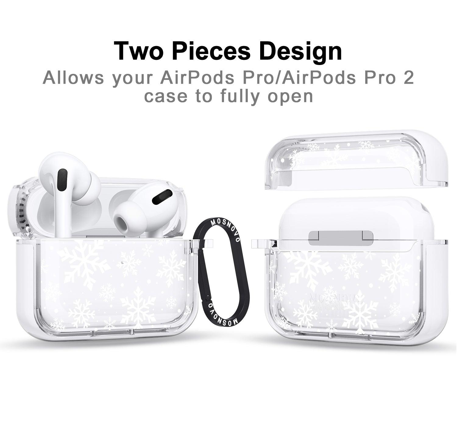 Snowflake AirPods Pro 2 Case (2nd Generation) - MOSNOVO