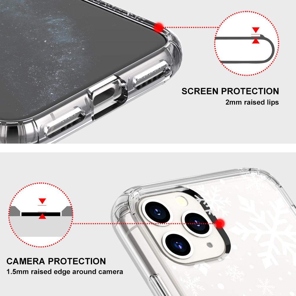 Snowflake Phone Case - iPhone 11 Pro Max Case - MOSNOVO