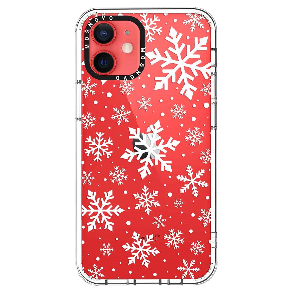 Snowflake Phone Case - iPhone 12 Mini Case - MOSNOVO