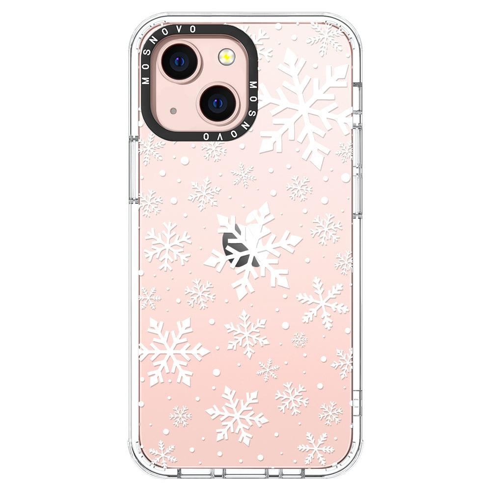 Snowflake Phone Case - iPhone 13 Mini Case - MOSNOVO