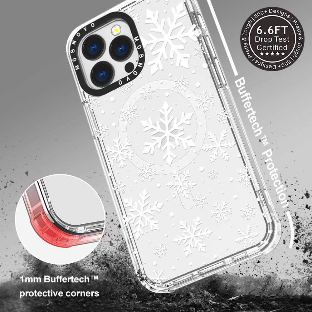 Snowflake Phone Case - iPhone 13 Pro Case - MOSNOVO
