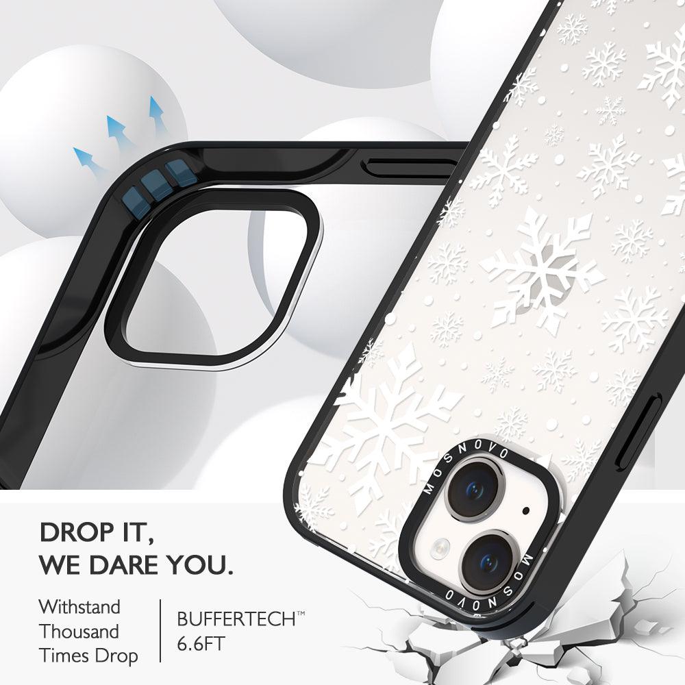 Snowflake Phone Case - iPhone 14 Plus Case - MOSNOVO