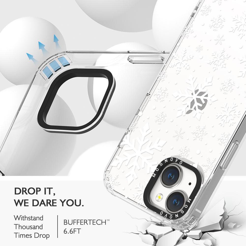 Snowflake Phone Case - iPhone 14 Plus Case - MOSNOVO
