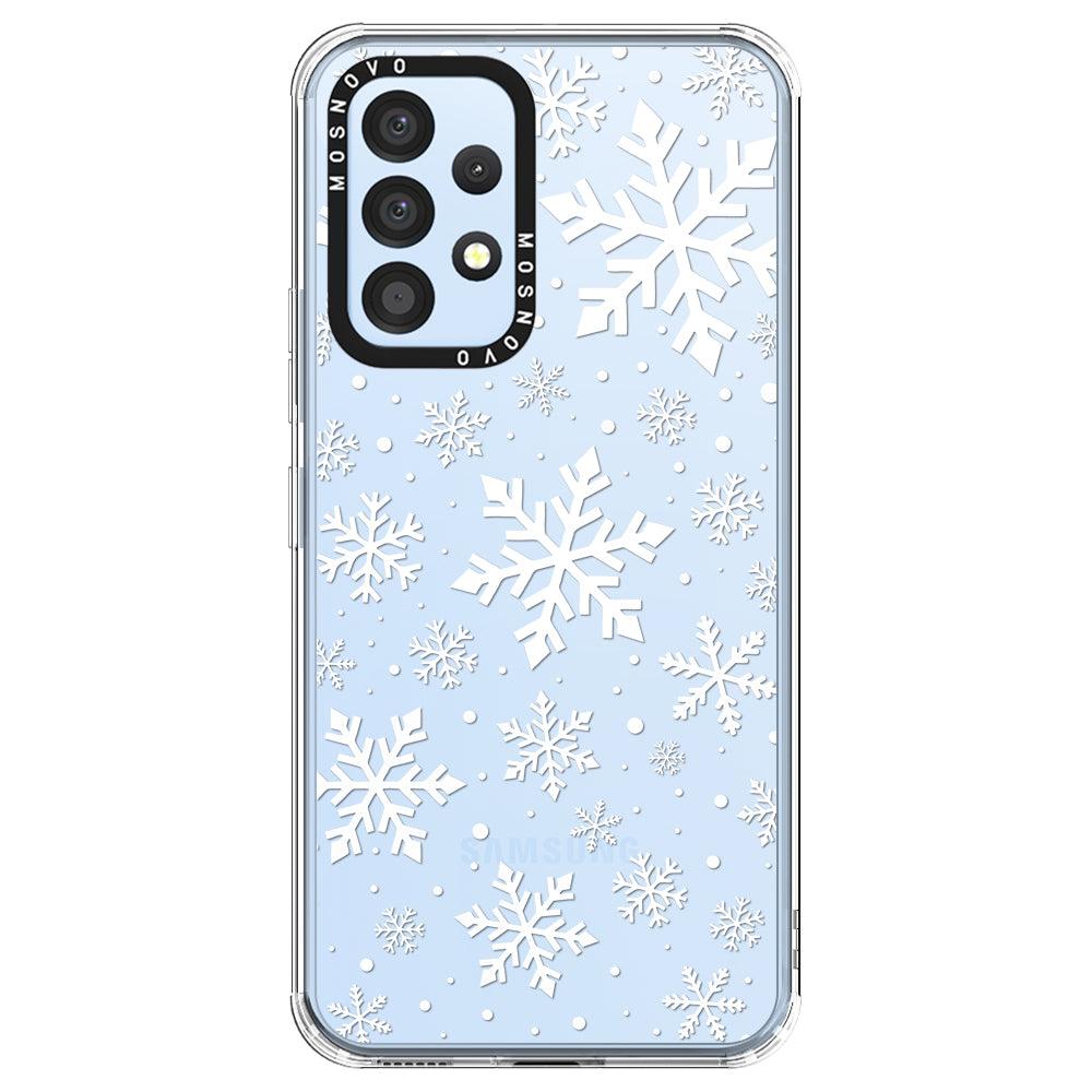 Snowflake Phone Case - Samsung Galaxy A53 Case - MOSNOVO
