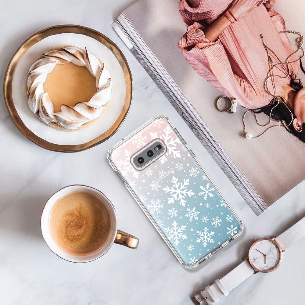 Snowflake Phone Case - Samsung Galaxy S10e Case - MOSNOVO