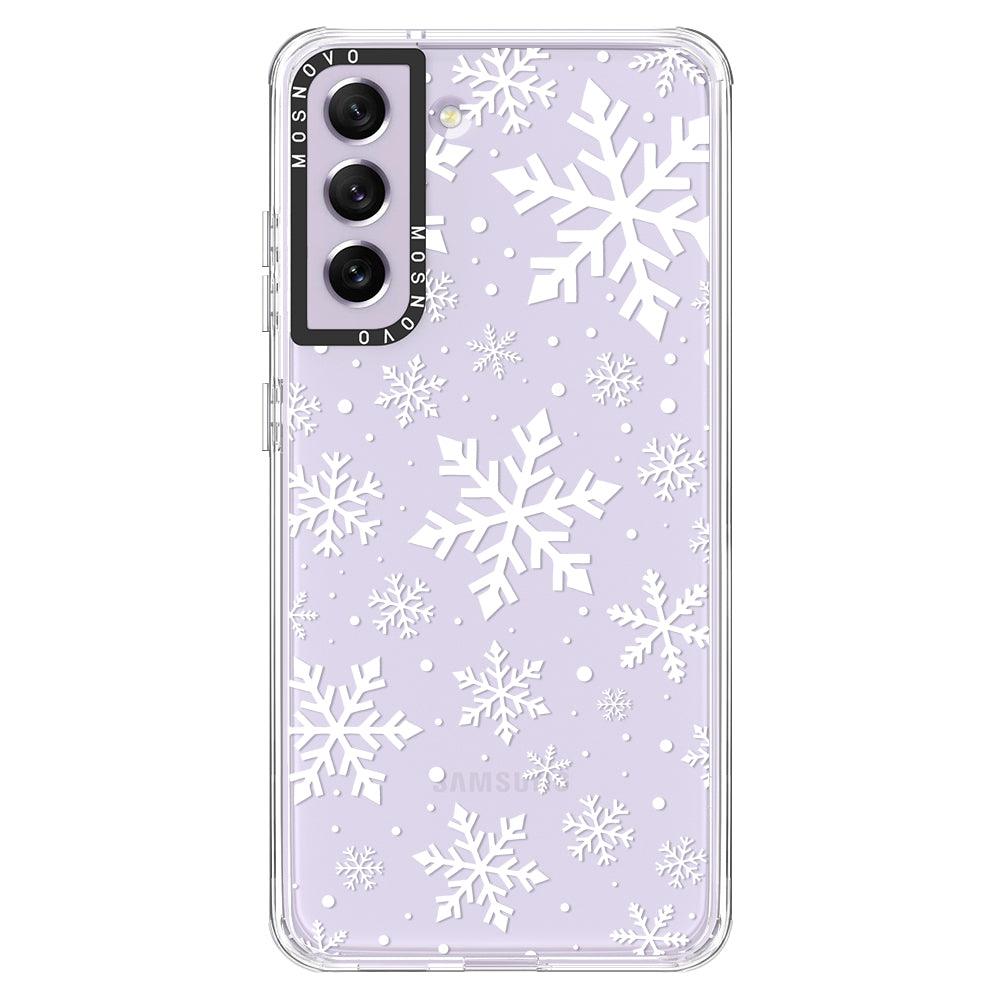 Snowflake Phone Case - Samsung Galaxy S21 FE Case - MOSNOVO